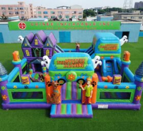 T2-7154 Pula-pula Inflável Temático Scooby-Doo