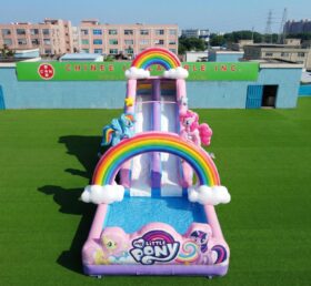 T8-6174 Escorrega Aquático Inflável com Tema My Little Pony