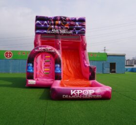 T8-8466E Escorrega Aquático Inflável com Tema Caçadores de Demônios KPop