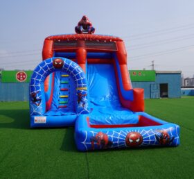 T8-8466D Escorregador de Água Inflável com Tema do Homem-Aranha
