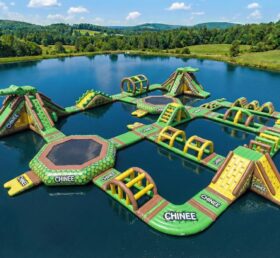 S722 Parque Aquático Inflável com Tema de Crocodilo