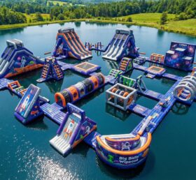 S743 Parque Aquático Inflável com Tema Espacial