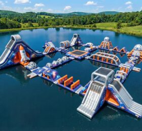 S744 Parque Aquático Inflável com Tema Espacial
