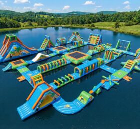 S745 Parque Aquático Inflável com Tema Tropical