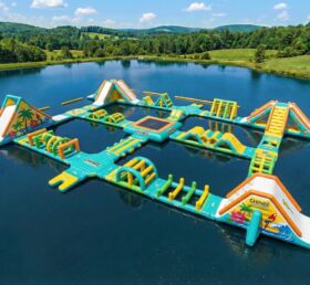 S746 Parque Aquático Inflável com Tema Tropical