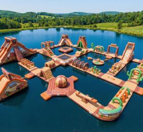 S753 Parque Aquático Inflável com Tema Faroeste