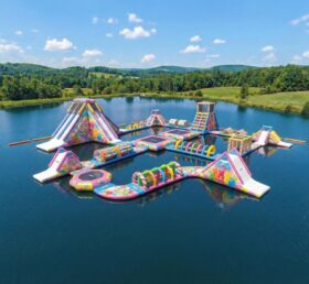 S763 Parque Aquático Inflável Tema Doce