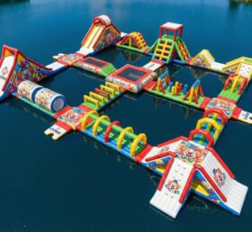 S768 Parque Aquático Inflável com Tema de Palhaço