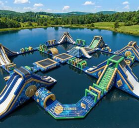 S772 Parque Aquático Inflável com Tema de Criptomoeda