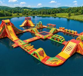 S776 Parque Aquático Inflável com Tema de Dragão