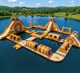 S798 Parque Aquático Inflável com Tema de Leão