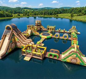S803 Parque Aquático Inflável com Tema de Macaco