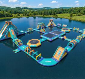 S821 Parque Aquático Inflável com Tema de Cavalo-Marinho