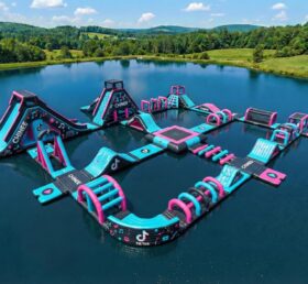 S828 Tema TikTok Parque Aquático Inflável