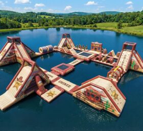 S835 Parque Aquático Inflável com Tema Faroeste