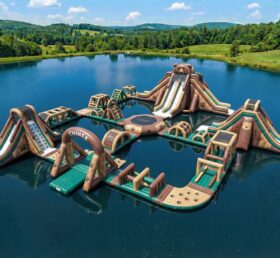 S840 Parque Aquático Inflável com Tema de Urso