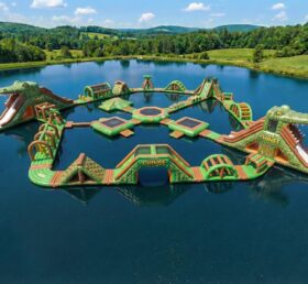 S846 Parque Aquático Inflável com Tema de Crocodilo
