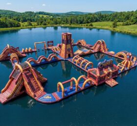 S851 Parque Aquático Inflável com Tema de Dragão