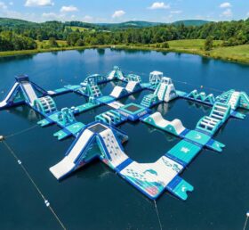 S863 Parque Aquático Inflável com Tema Oceano