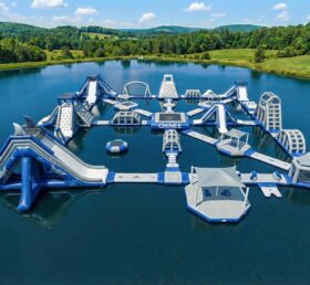 S870 Parque Aquático Inflável com Tema de Tubarão