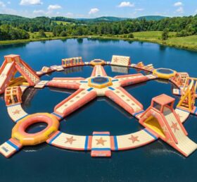 S873 Parque Aquático Inflável com Tema de Estrela-do-mar