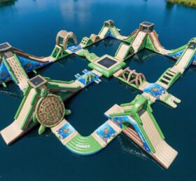 S876 Parque Aquático Inflável com Tema de Tartaruga