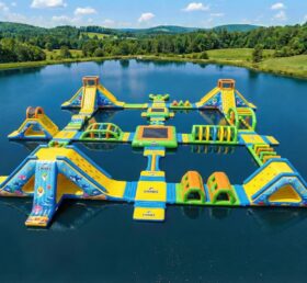 S883 Parque Aquático Inflável com Tema Baby Shark