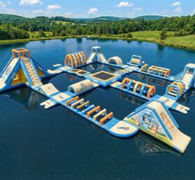 S888 Parque Aquático Inflável com Tema Bluey