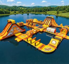 S897 Parque Aquático Inflável com Tema Garfield