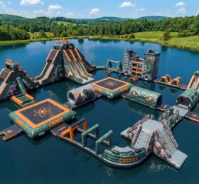 S898 Parque Aquático Inflável com Tema Godzilla