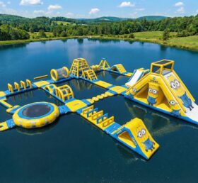 S909 Parque Aquático Inflável com Tema Minions