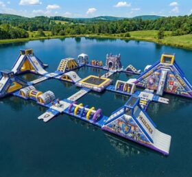 S912 Parque Aquático Inflável com Tema Nella Knight
