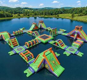 S913 Parque Aquático Inflável com Tema das Tartarugas Ninja