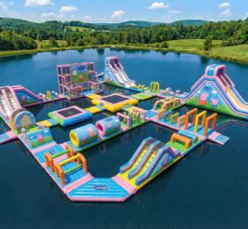 S916 Parque Aquático Inflável Tema Peppa Pig