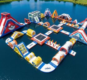 S919 Parque Aquático Inflável com Tema Pokémon