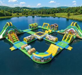 S927 Parque Aquático Inflável com Tema Shaun, o Carneiro