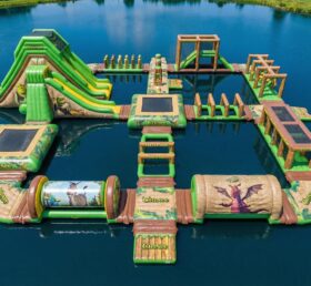 S929 Parque Aquático Inflável com Tema Shrek