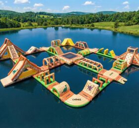 S938 Parque Aquático Inflável com Tema de Os Flintstones