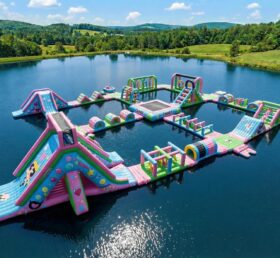 S940 Parque Aquático Inflável com Tema das Powerpuff Girls