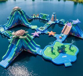 S948 Parque Aquático Inflável com Tema do Mundo Subaquático