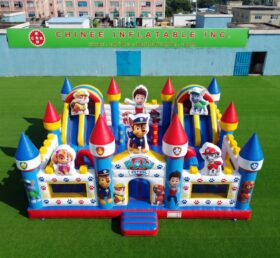 T2-8936 Castelo Inflável Temático da Patrulha Canina