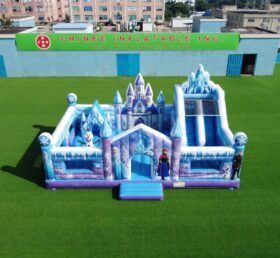 T2-8957 Frozen Ice Castle Inflatable Com...
