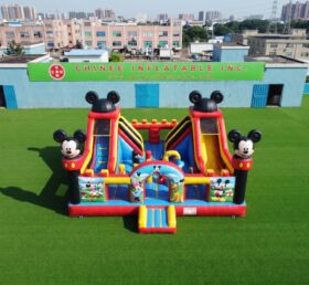 T2-8976 Combo Inflável Mickey & Minnie com Duplo Escorregador