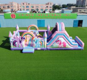 T2-8991 Combo Inflável de Pula-Pula My Little Pony com Escorregador