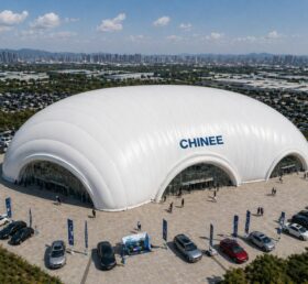 Tent3-102 Grande Tenda Inflável em Forma de Domo para Salão de Exposições