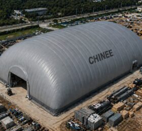 Tent3-103 Grande Abrigo Armazém Industrial Inflável em Forma de Cúpula