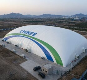 Tent3-104 Grande Edifício Industrial Inflável em Forma de Cúpula