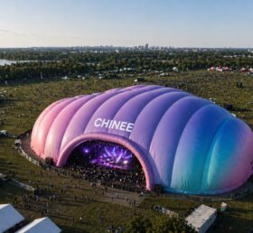 Tent3-111 Grande Tenda de Palco em Cúpula de Ar Inflável para Concertos