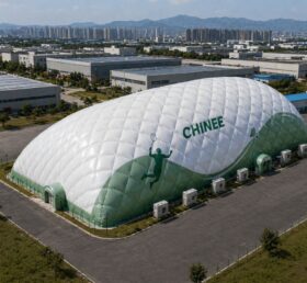 Tent3-118 Grande Cúpula de Ar Inflável Esportiva para Quadras de Badminton