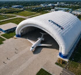 Tent3-124 Hangar de Aeronaves Inflável Gigante Cúpula de Ar